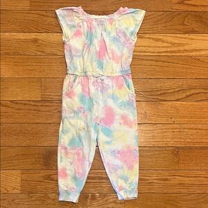 Wonder Nation Pastel Tie-Dye Romper
